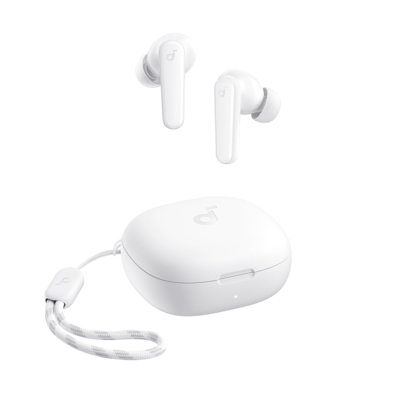 soundcore P20i da Anker Fone de Ouvido Sem Fio, Drivers de 10mm, Graves Potentes, Bluetooth 5.3, 30H de Bateria, Resistência à Água, 2 Microfones IA, App Personalizável