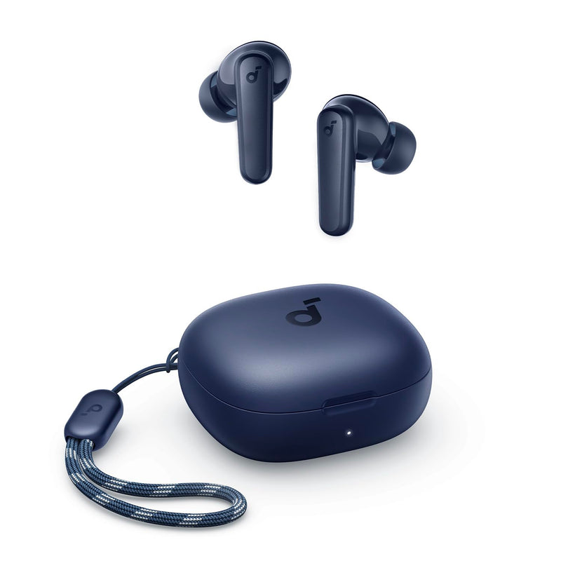 soundcore P20i da Anker Fone de Ouvido Sem Fio, Drivers de 10mm, Graves Potentes, Bluetooth 5.3, 30H de Bateria, Resistência à Água, 2 Microfones IA, App Personalizável