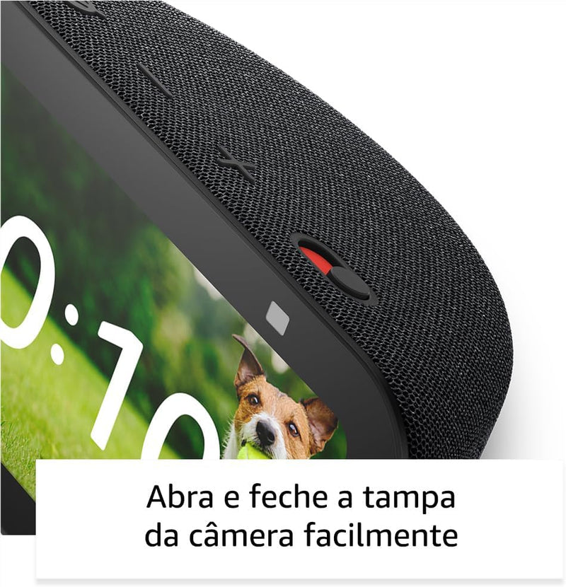 Echo Show 5 (Geração mais recente) | Smart display com Alexa, graves 2x mais potentes e som mais nítido | Cor Preta