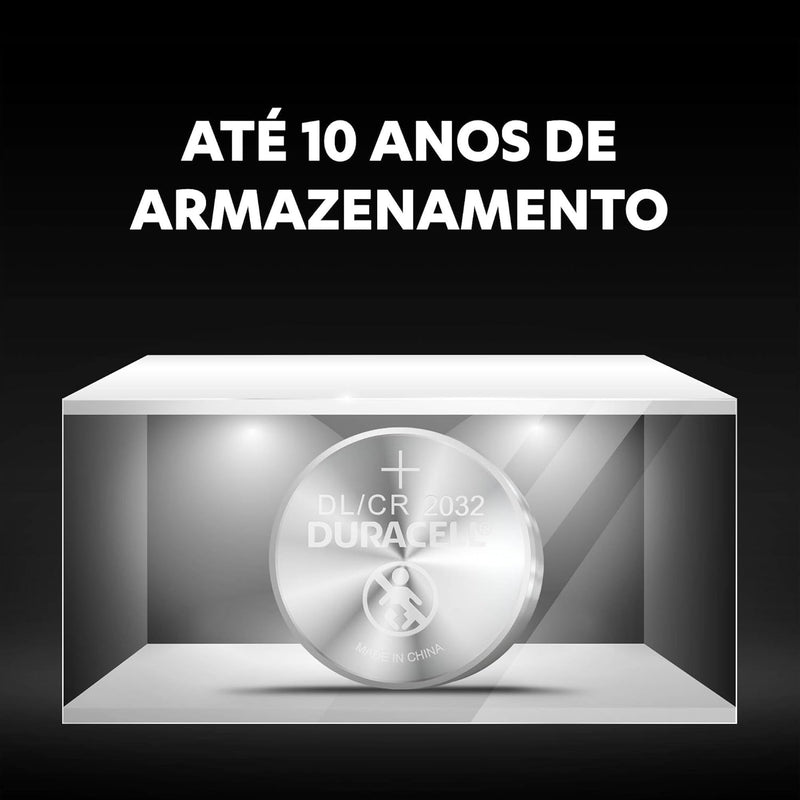 Duracell Pilha Moeda Cr 2032 Duracell Com 2 Unidades