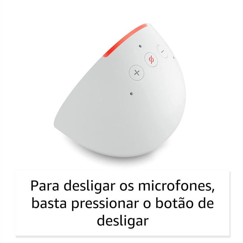 Echo Pop (Geração mais recente) | Smart speaker compacto com som envolvente e Alexa | Cor Preta