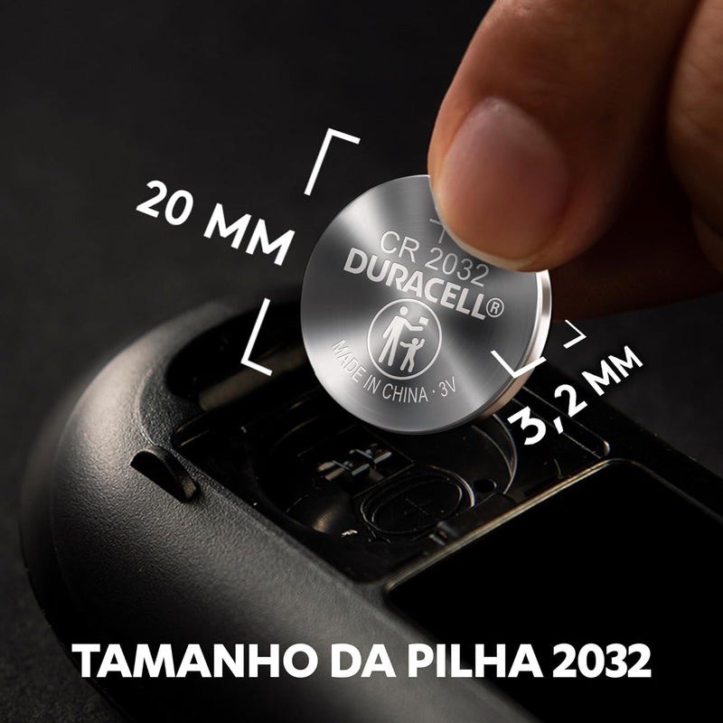 Duracell Pilha Moeda Cr 2032 Duracell Com 2 Unidades