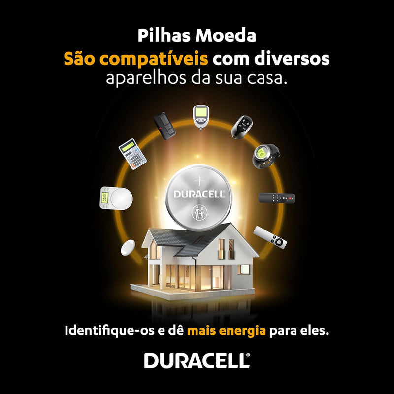 Duracell Pilha Moeda Cr 2032 Duracell Com 2 Unidades