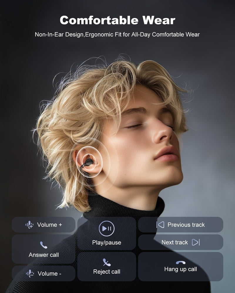 Fones de ouvido AI Translation em tempo real 163 acentos e idiomas tradutor, fones de ouvido 3 em 1 de tradução de orelha aberta para aprendizado de viagem, espanhol/inglês Audífonos Tradutores