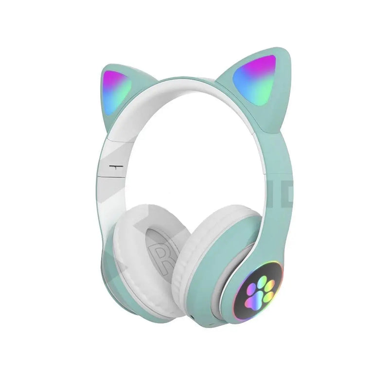 Fone Bluetooth Orelha De Gatinho Com Led