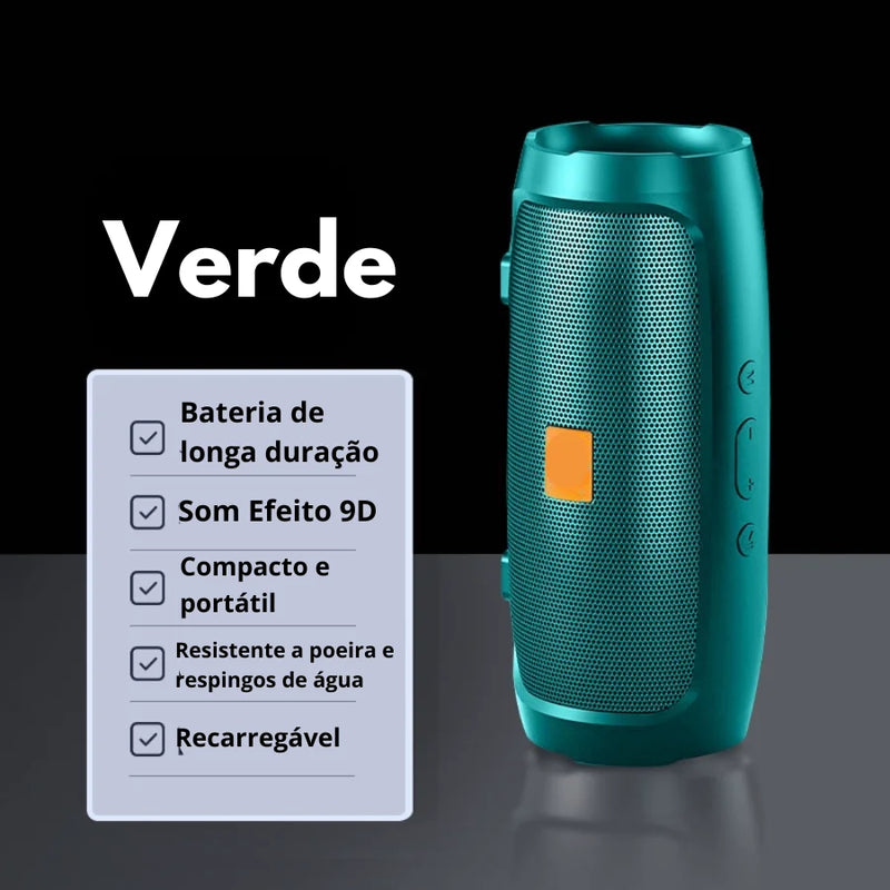 Caixa de Som Charge Portátil Com Bluetooth Radio - Sem Fio