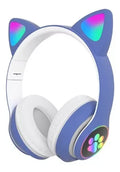 Fone Bluetooth Orelha De Gatinho Com Led