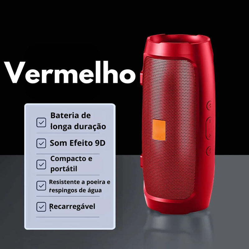 Caixa de Som Charge Portátil Com Bluetooth Radio - Sem Fio
