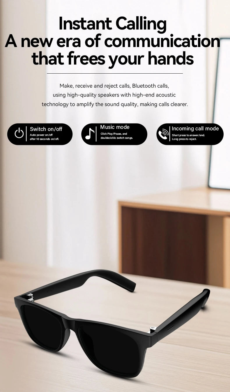 Óculos Inteligentes Bluetooth D11 Plus