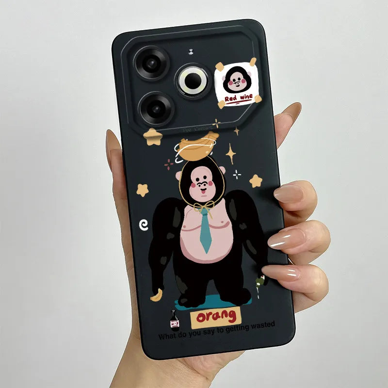 Capa de Silicone GAPTQD P/ POVA6NEO
