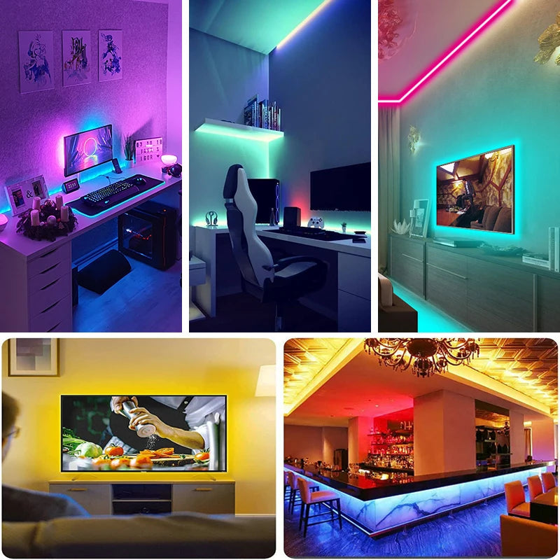 Fita de LED RGB para TV – Iluminação Decorativa e Ambiente