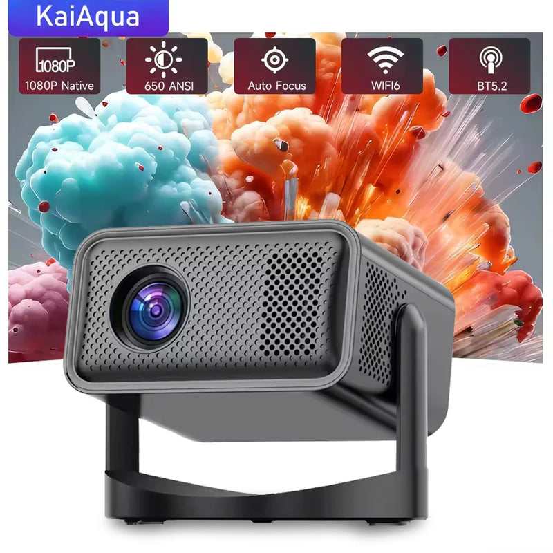 Projetor Portátil KaiAqua T4 - 4K Cinema Projector New