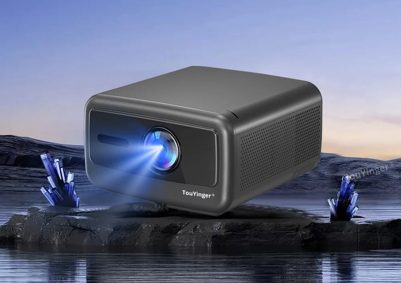 Projetor TouYinger Q12W Pro - Full HD 4K Dual Screen