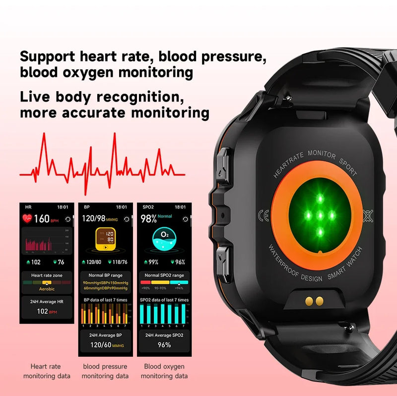 Smartwatch OUKITEL - Tela OLED 1.9 BT20 Sport BT5.2