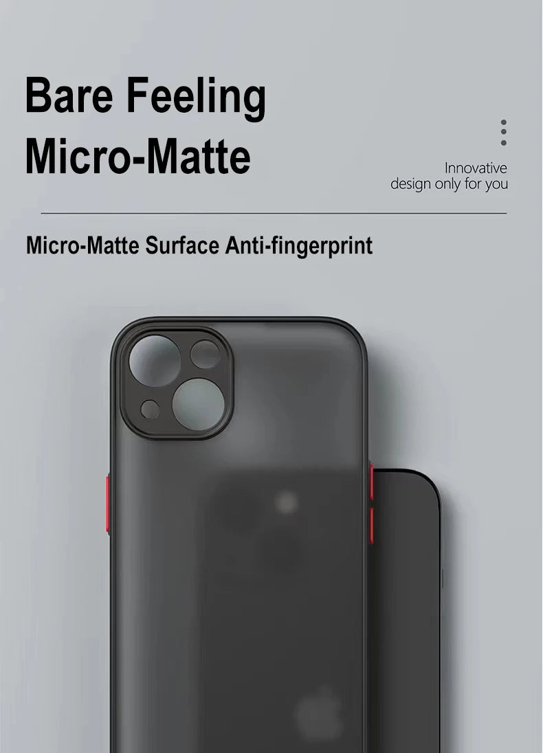 Capa Transparente de Silicone Premium Para iPhone