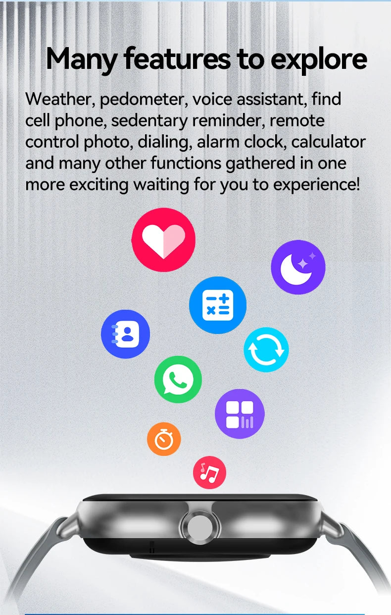 Smart Watch 2025 LAXASFIT Y13 Pro Max  Android e IOS