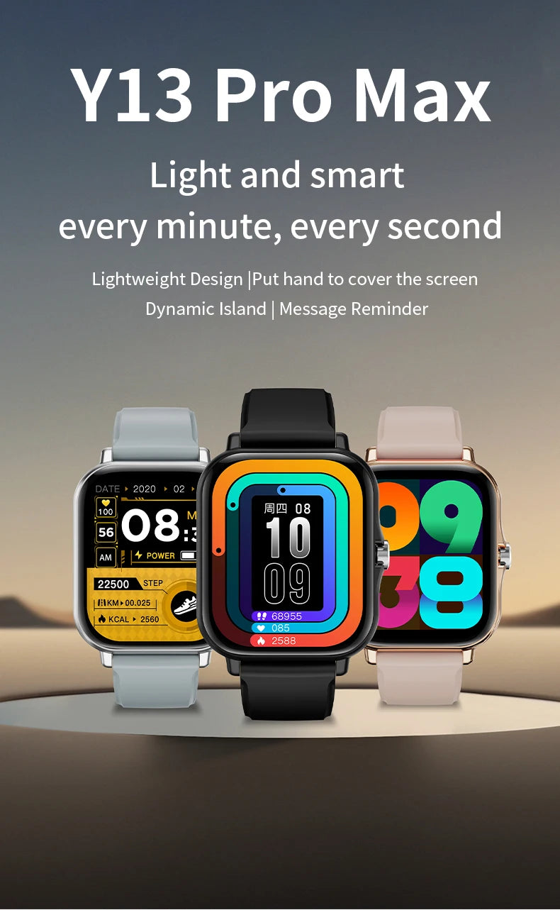 Smart Watch 2025 LAXASFIT Y13 Pro Max  Android e IOS
