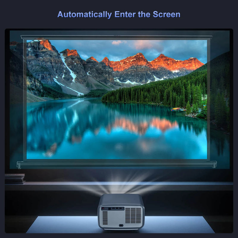 Projetor TouYinger Q12W Pro - Full HD 4K Dual Screen