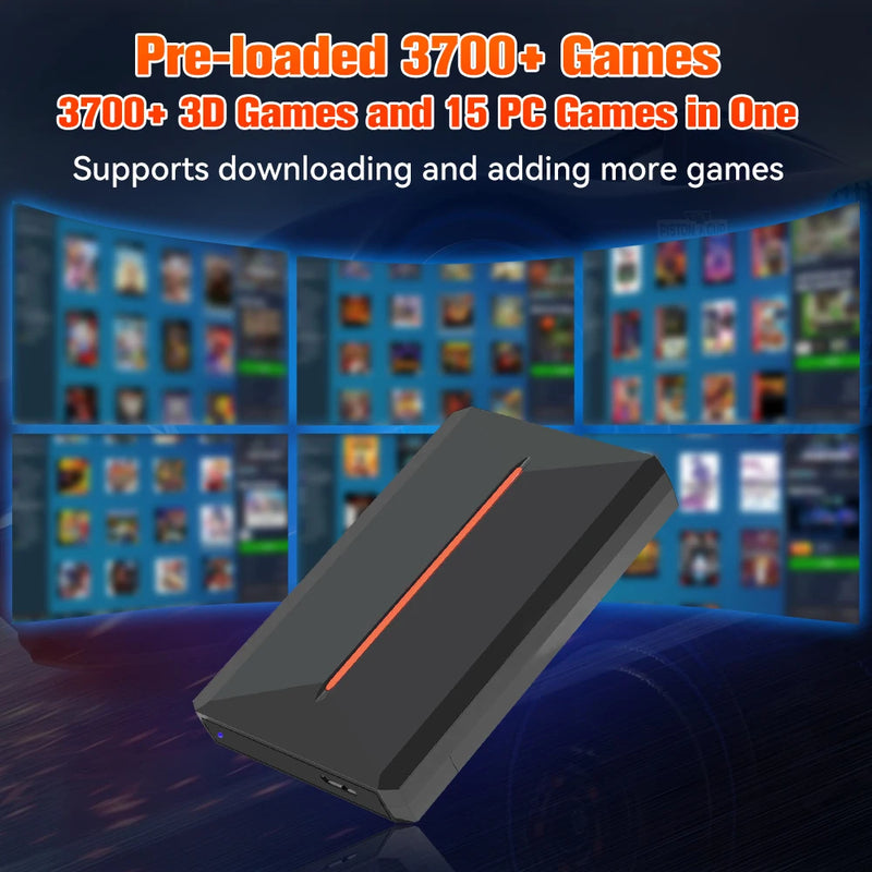 Console de jogos retrô para PS4/PS3/PS2/WiiU/Wii/N64/DC/PS1