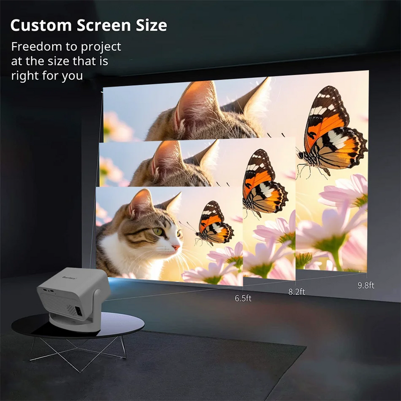 Projetor Portátil KaiAqua T4 - 4K Cinema Projector New