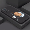 Capa de Celular Preto de Capivaras