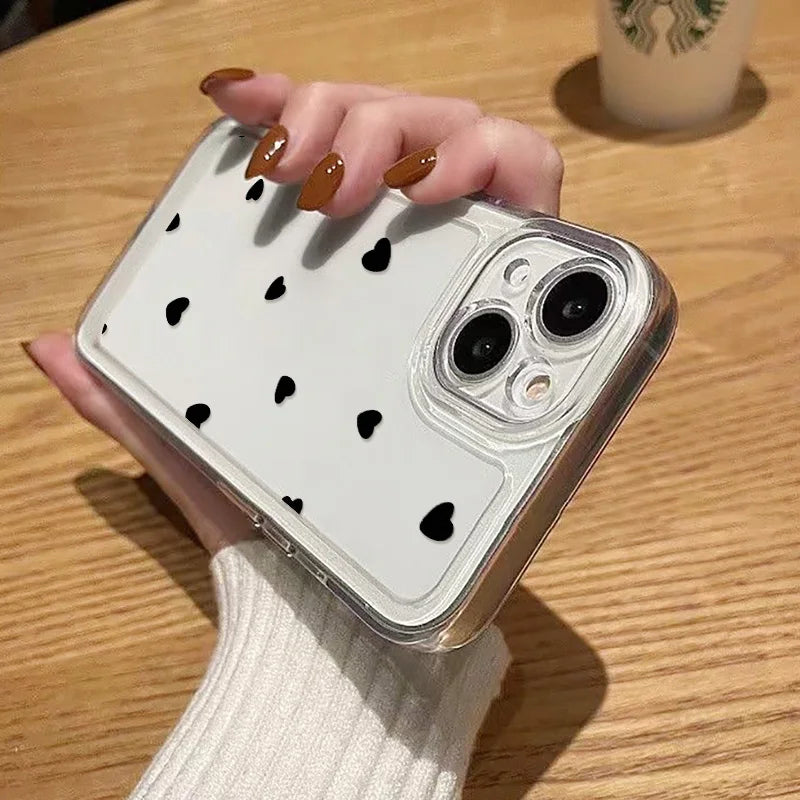 Capa de Celular com Estampa de Coração iPhone