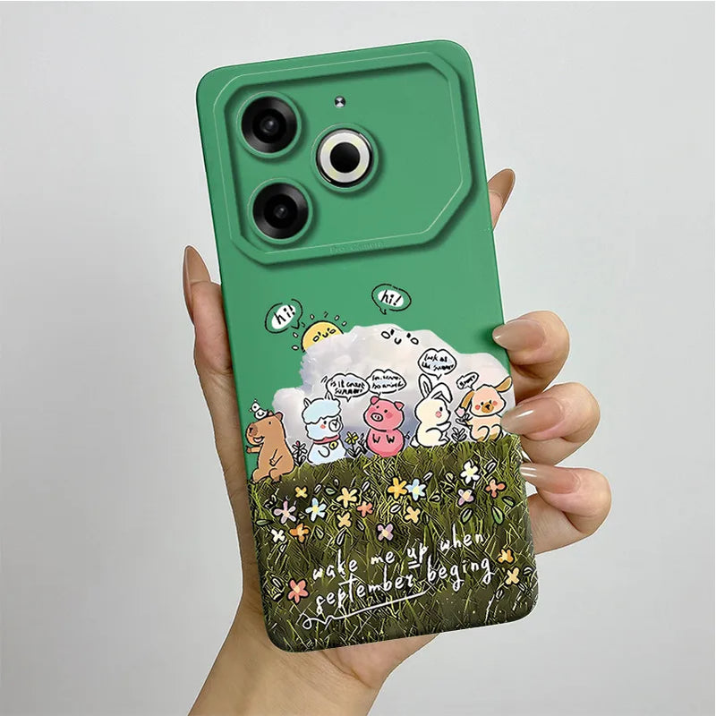 Capa de Silicone GAPTQD P/ POVA6NEO