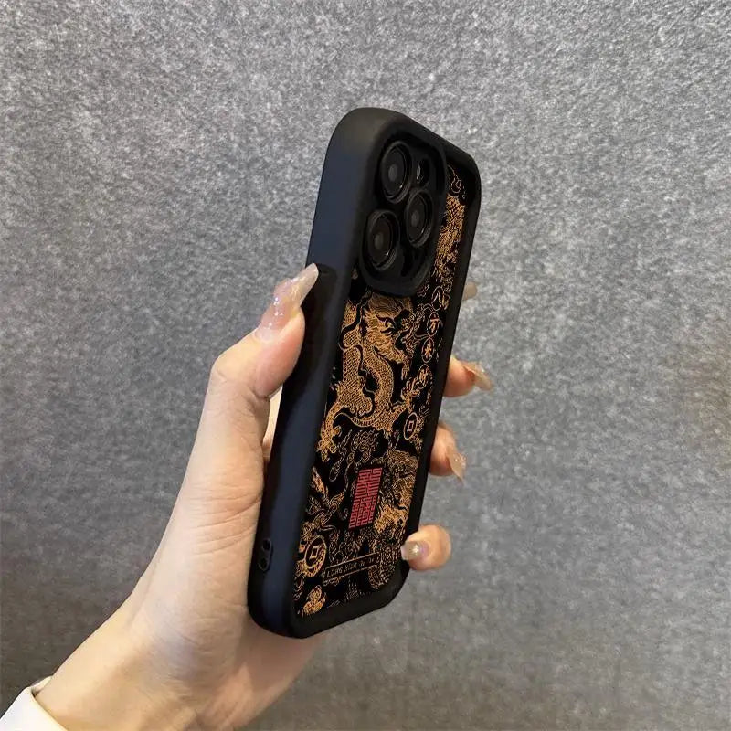 Capa de celular macia East Dragon de luxo