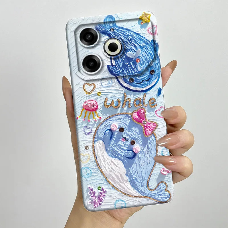 Capa de Silicone GAPTQD P/ POVA6NEO