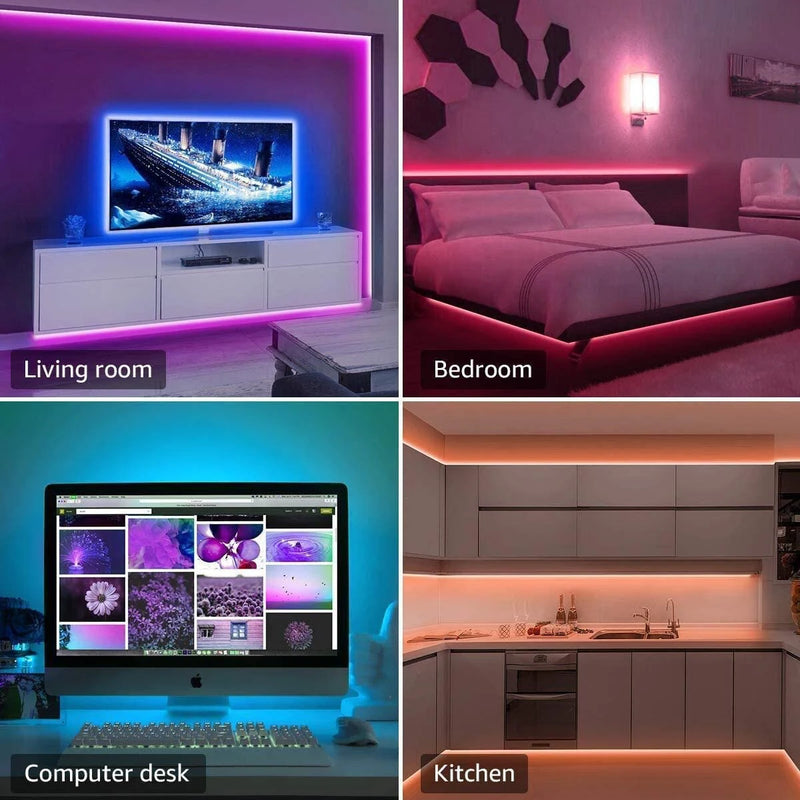 Fita de LED RGB para TV – Iluminação Decorativa e Ambiente