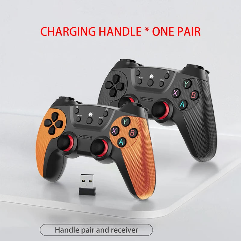 Console Retrô 4K HD30000 com 2 Controles Sem Fio