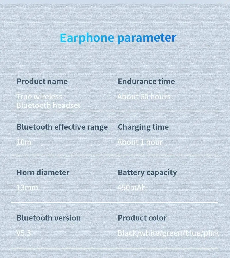 Fones de ouvido Bluetooth Air Pro Originais