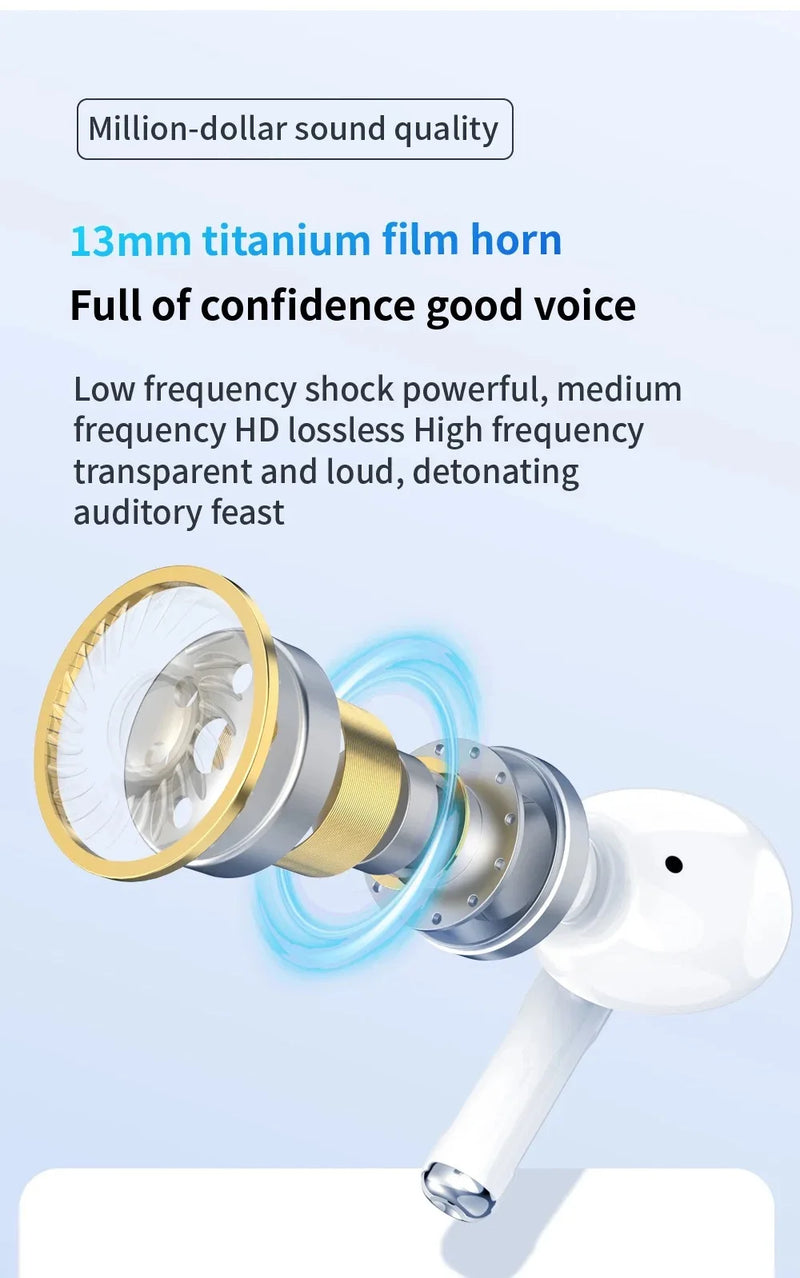 Fones de ouvido Bluetooth Air Pro Originais