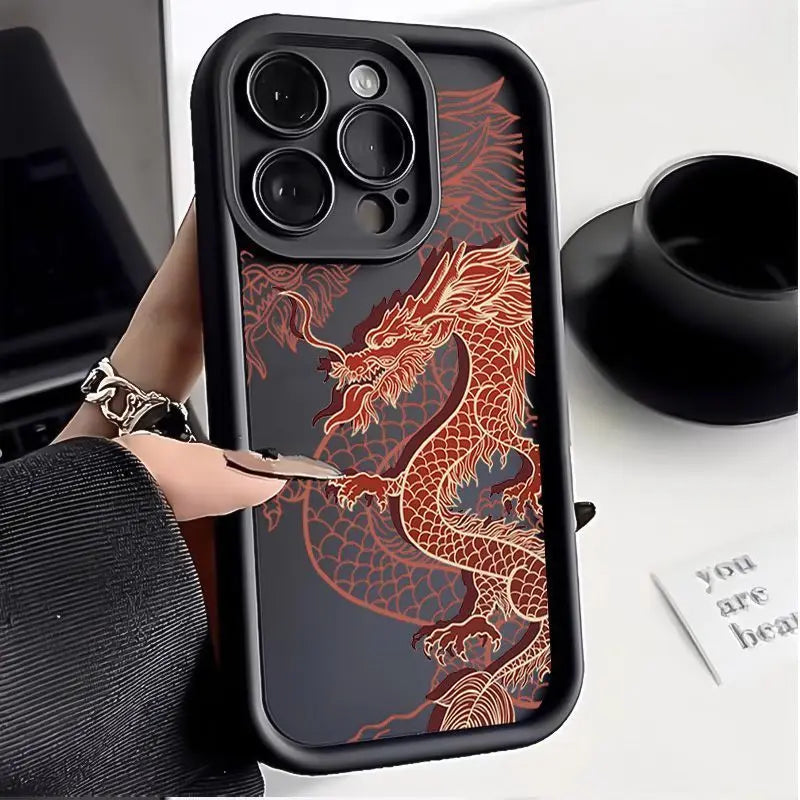 Capa de celular macia East Dragon de luxo