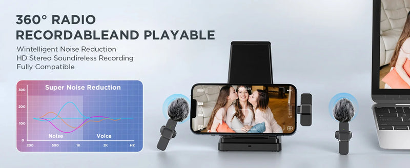 Microfone Portátil SNZIYAG K10