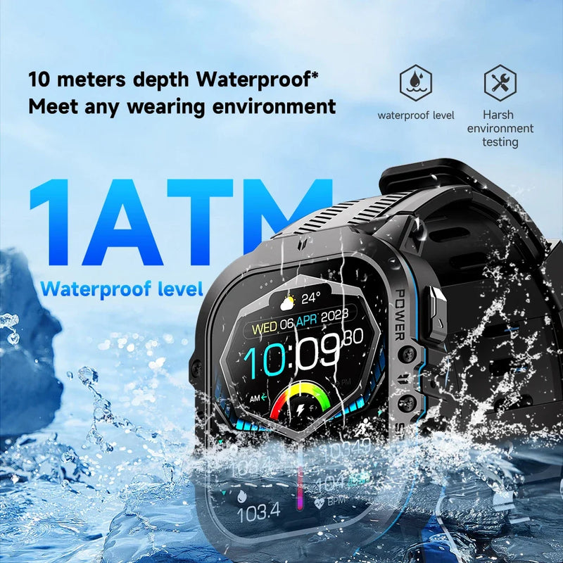 Smartwatch OUKITEL - Tela OLED 1.9 BT20 Sport BT5.2
