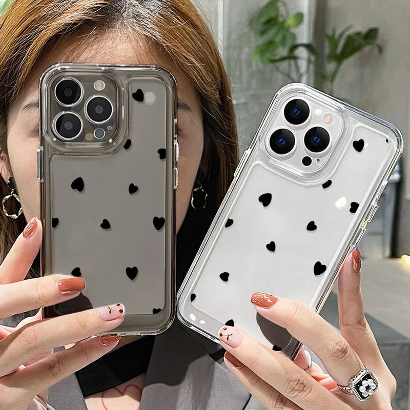 Capa de Celular com Estampa de Coração iPhone