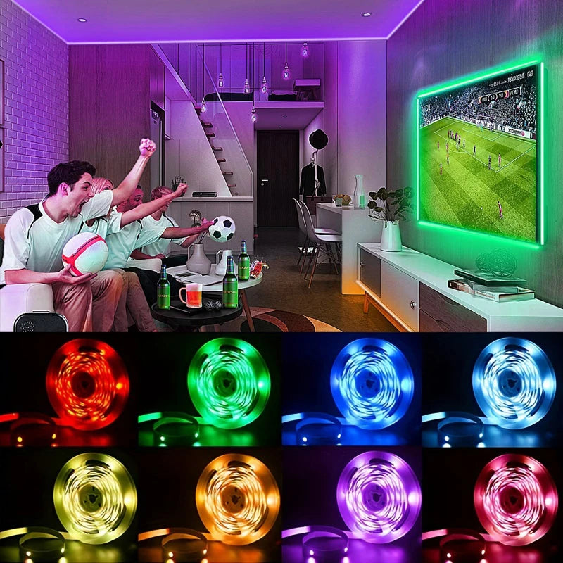 Fita de LED RGB para TV – Iluminação Decorativa e Ambiente