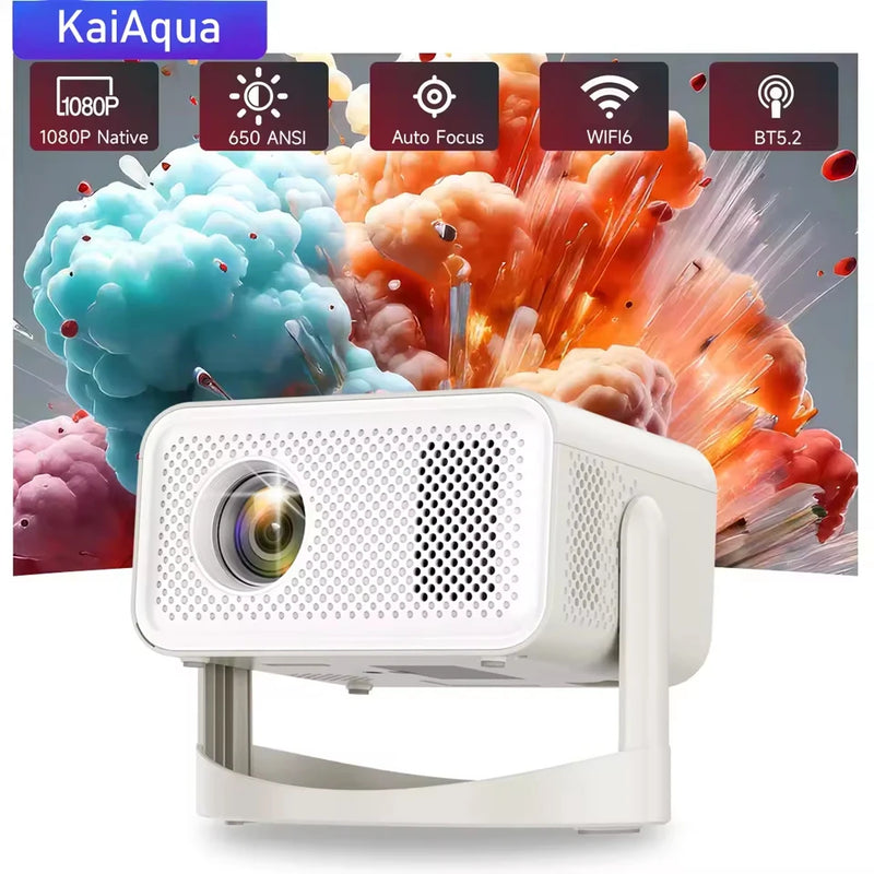 Projetor Portátil KaiAqua T4 - 4K Cinema Projector New