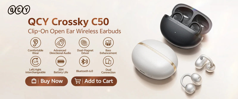Fones de Ouvido Bluetooth QCY C30S