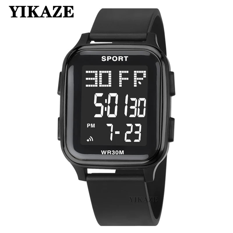 Relógio Estilo Militar Esportivo Digital YIKAZE