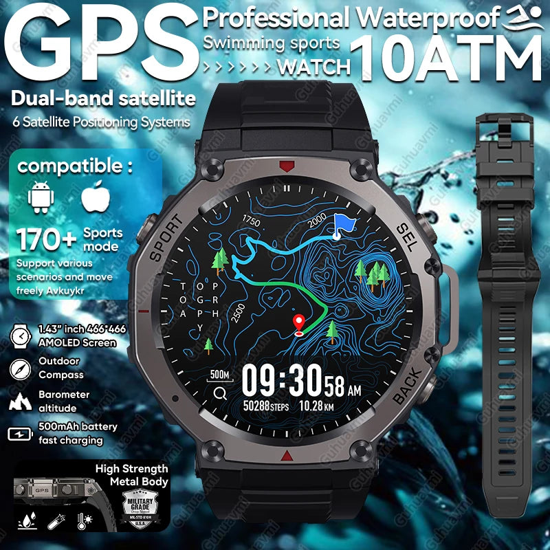 Relógio Inteligente T-Rex 3 Ultra GPS, Lançamento 2025