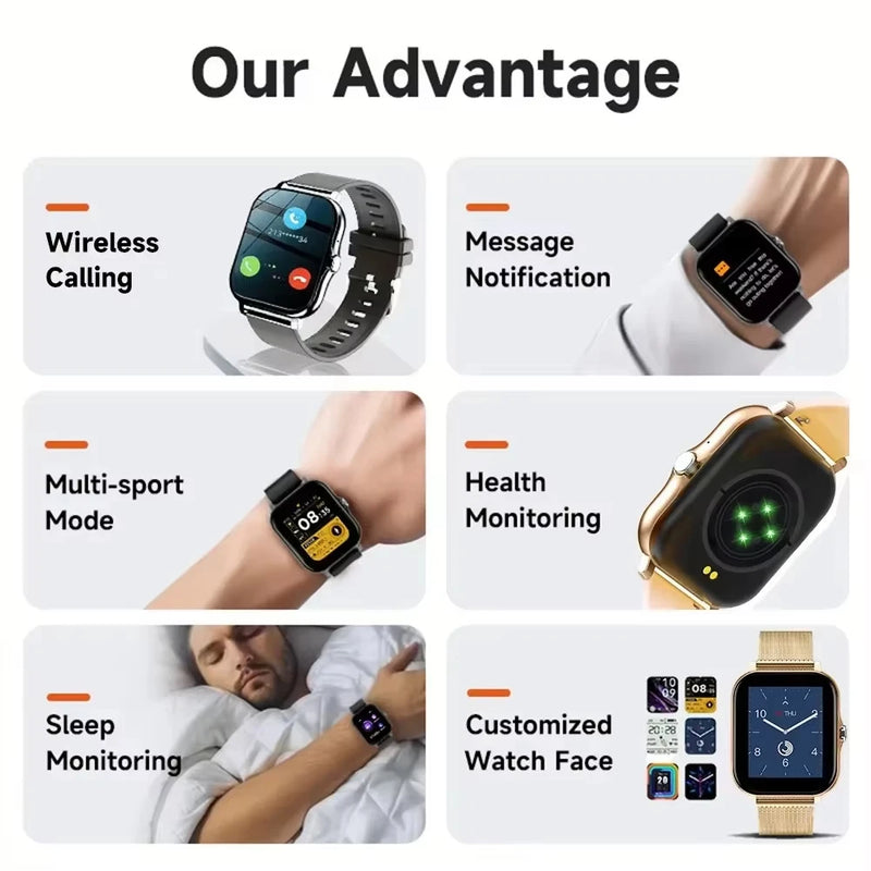Smart Watch 2025 LAXASFIT Y13 Pro Max  Android e IOS