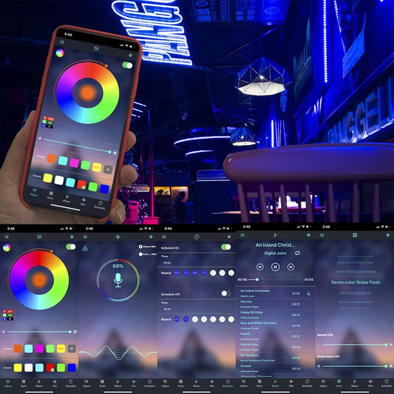 Fita de LED RGB para TV – Iluminação Decorativa e Ambiente