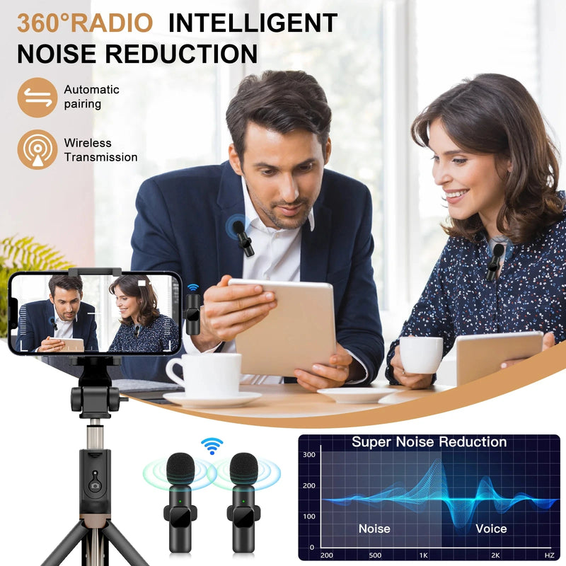 Microfone de Lapela Wireless