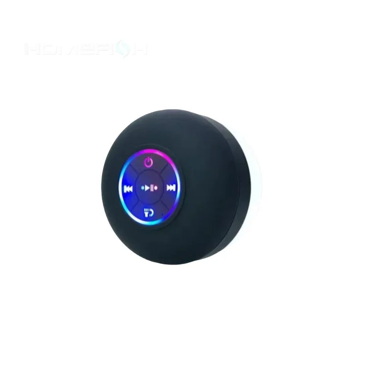 Caixa de Som Bluetooth com Ventosa – À Prova d'Água