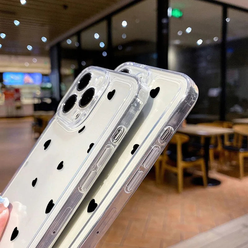 Capa de Celular com Estampa de Coração iPhone
