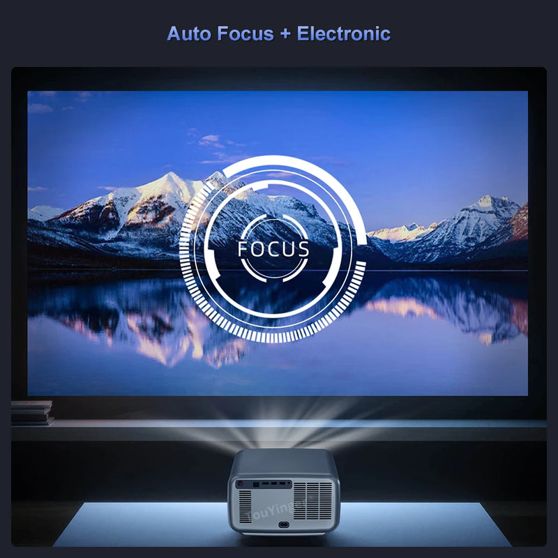 Projetor TouYinger Q12W Pro - Full HD 4K Dual Screen