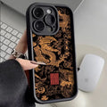 Capa de celular macia East Dragon de luxo