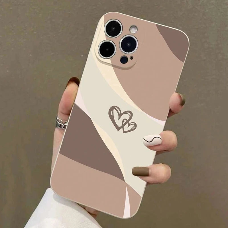 Capa Coração Pintada para iPhone